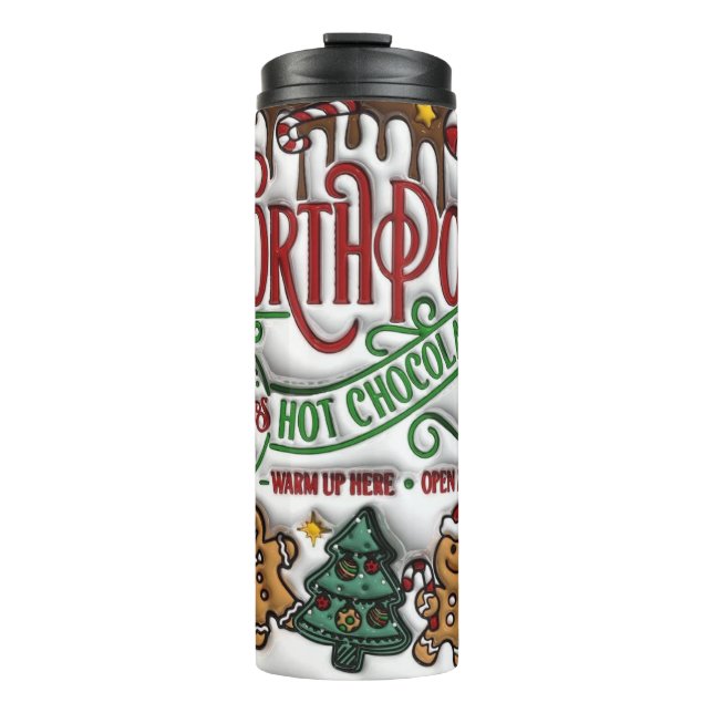 Garrafa Térmica North Pole Hot Chocolate Co. (Frente)