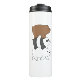 Garrafa Térmica Nós Ursos Copo Stack | Grizz panda&Urso de Gelo