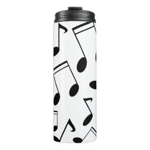 Garrafa Térmica Notas de música pretas
