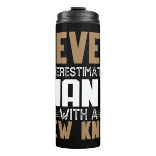 Garrafa Térmica Nunca Subestime Um Homem Com Novo Substituto Do Jo