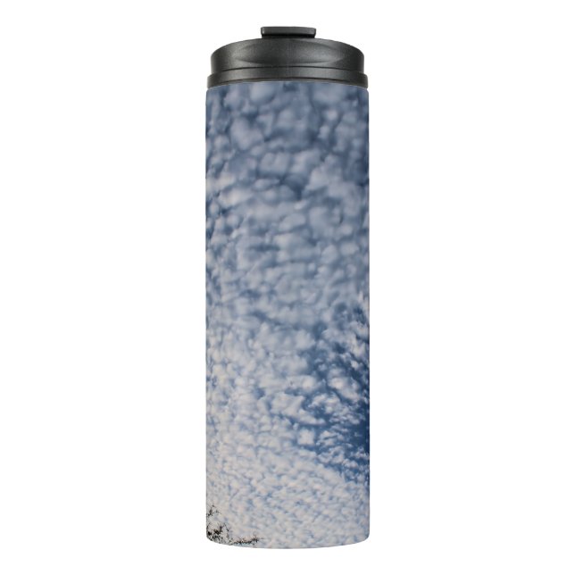 Garrafa Térmica Nuvens Holey no nascer do sol (Frente)