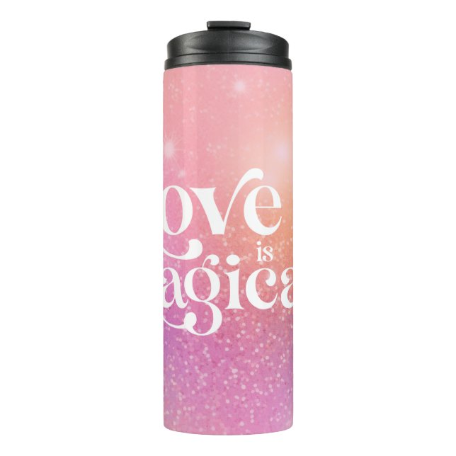 Garrafa Térmica O Amor É Mágico (Frente)