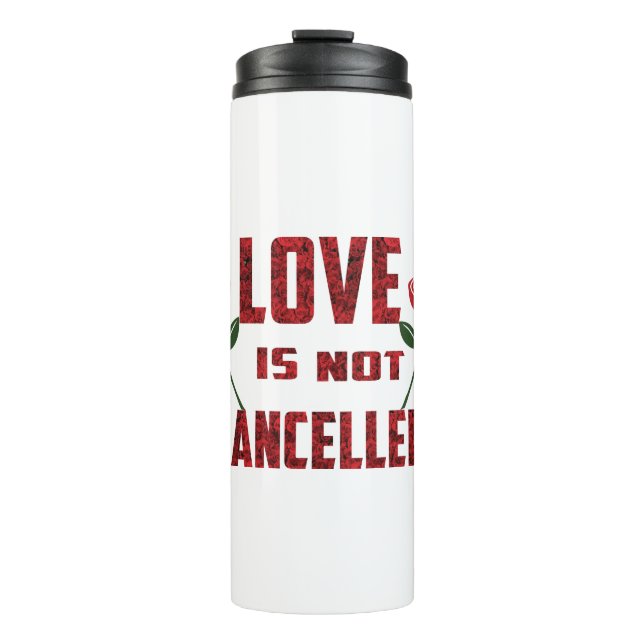 Garrafa Térmica O Amor Não É Cancelado (Frente)