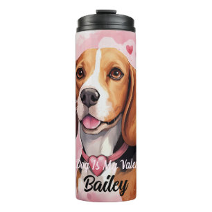 Garrafa Térmica O Cachorro Americano De Foxhound É Meu Namorados P