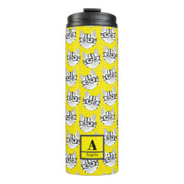 Garrafa Térmica O Cadstudios Amarelo