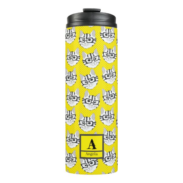 Garrafa Térmica O Cadstudios Amarelo (Frente)