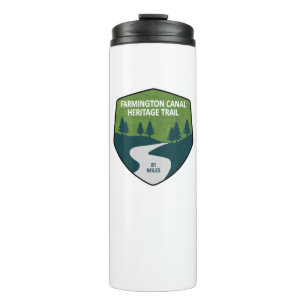 Garrafa Térmica O Caminho do Patrimônio do Canal Farmington é de