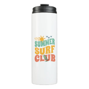 Garrafa Térmica O Clube de Surf do Verão-Praia-Verão-Surf-Divertid