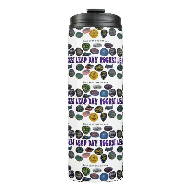 GARRAFA TÉRMICA O DIA DO LEAP ROCKS! (Frente)