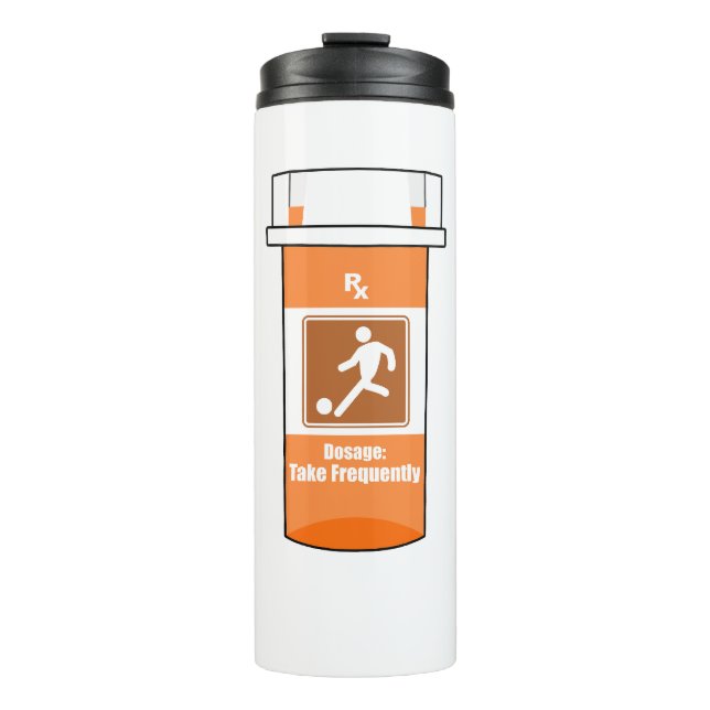 Garrafa Térmica O Futebol é Minha Droga (Frente)