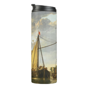 Garrafa Térmica O Maas em Dordrecht  Aelbert Cuyp