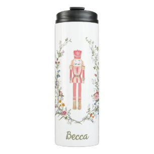 Garrafa Térmica O Natal do Balé Pink Nutcracker