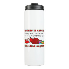 Garrafa Térmica O Natal foi cancelado