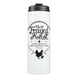 Garrafa Térmica O nó desgastado - caneca do Thermal da crista