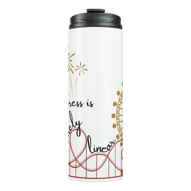 Garrafa Térmica O progresso raramente é linear (Frente)