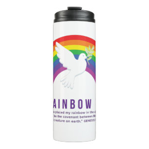 Garrafa Térmica O Rainbow Truth Genesis 9:13 Tumbler térmico