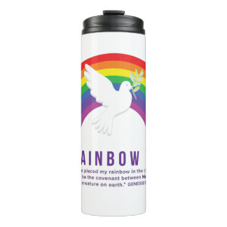 Garrafa Térmica O Rainbow Truth Genesis 9:13 Tumbler térmico