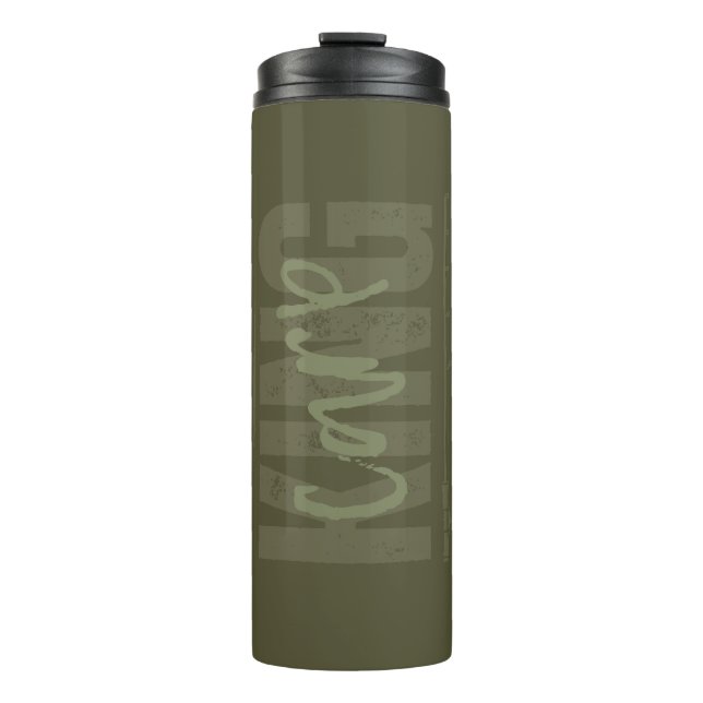 Garrafa Térmica O rei da carpa de rolo | Pesca da carpa (Frente)