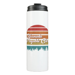 Garrafa Térmica O trabalho de camiseta do funcionário pagável é