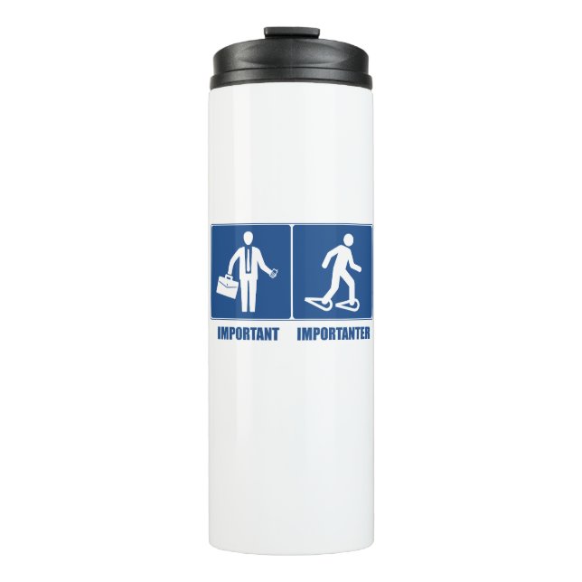 Garrafa Térmica O Trabalho É Importante Para A Neve (Frente)