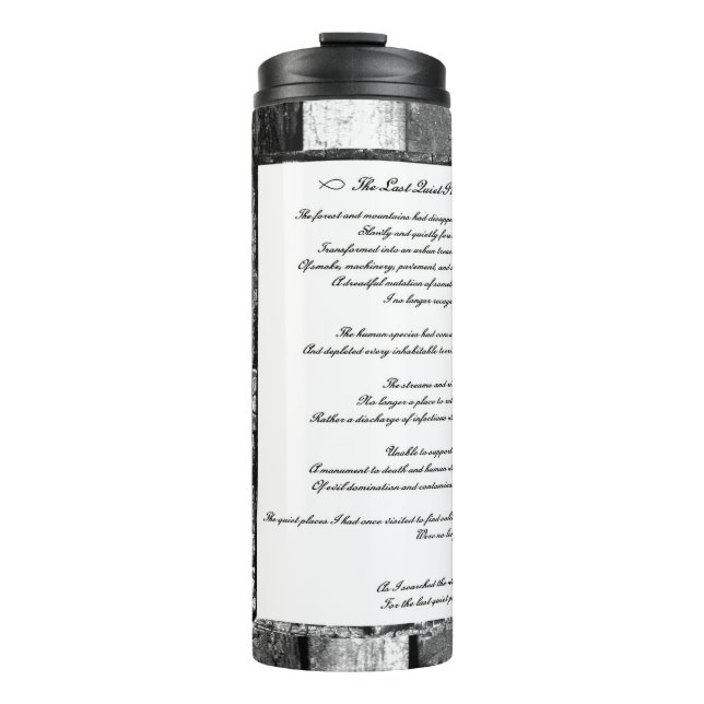 Garrafa Térmica O último lugar silencioso (Frente)