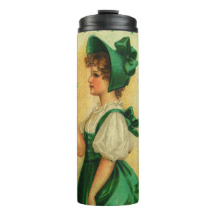 Garrafa Térmica "O Uso do Verde" cartão vintage, 1907