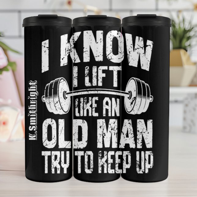 Garrafa Térmica O Velho Tenta Continuar (Criador carregado)