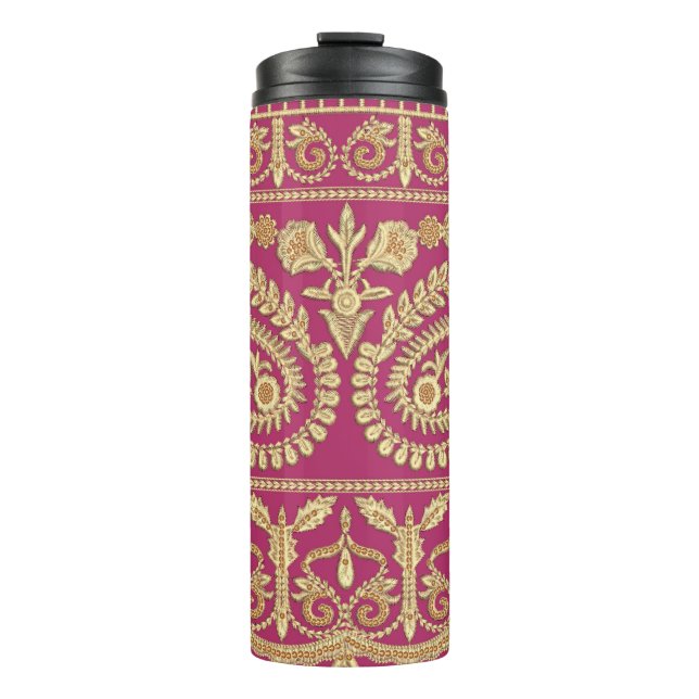 Garrafa Térmica Obras de arte em mughal. Ouro antigo tradicional i (Frente)