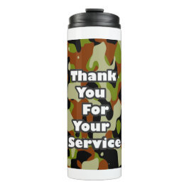 Garrafa Térmica Obrigado pelo seu serviço