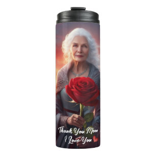 Garrafa Térmica Obrigados Mãe-Tumbler Térmico