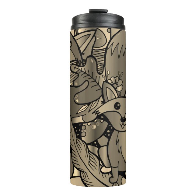 Garrafa Térmica Obtendo Tom de Sepia Foxy (Frente)