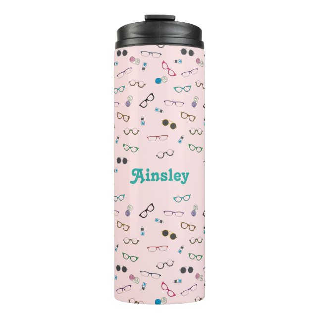 Garrafa Térmica Óculos e lentes de contato (Frente)