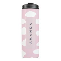 Ofertas de Nuvem Rosa Rosa Menina Cuta Personaliza