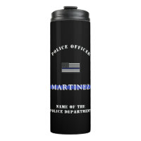 Oficial Policial Thin Blue Line Personalizado
