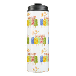 Garrafa Térmica oi, sorvete de verão