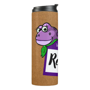 Garrafa Térmica Olá. Meu nome é Ree Zist Thermal Tumbler