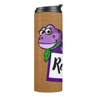 Garrafa Térmica Olá. Meu nome é Ree Zist Thermal Tumbler