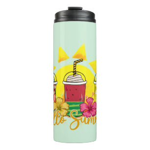Garrafa Térmica Olá Summer Refrescando Fruta tropical Smoothy