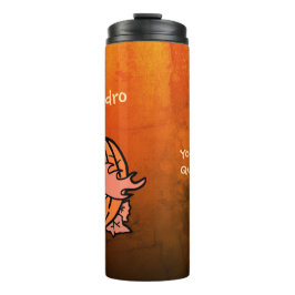 Garrafa Térmica Olho Sleepy Personalizado da Pumpkin Spooky