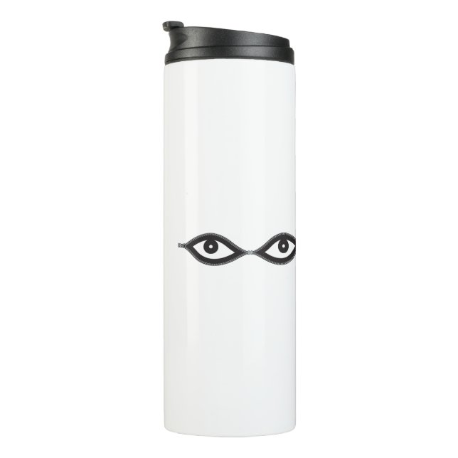 Garrafa Térmica Olhos de Zipper (Rotação à direita)