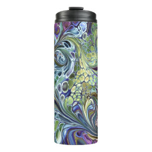 Garrafa Térmica Oliva verde sálvia, bordô azul roxo