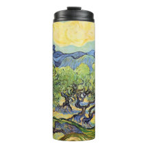 Oliveiras com Alpilles por Vincent van Gogh