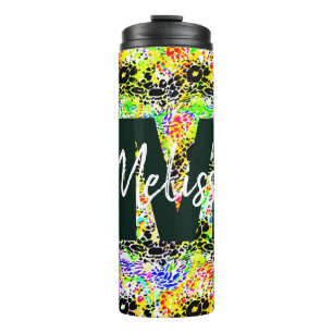 Garrafa Térmica Onda Colorida Personalizada