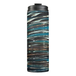 Garrafa Térmica Onda Gráfica Grunge