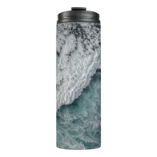 Garrafa Térmica Onda oceânica (Frente)