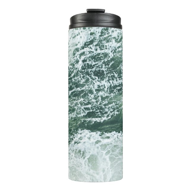 Garrafa Térmica Ondas oceânicas (Frente)