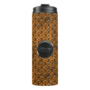 Garrafa Térmica Opções de Couro Estacionado 1A-1B Tumblers Térm