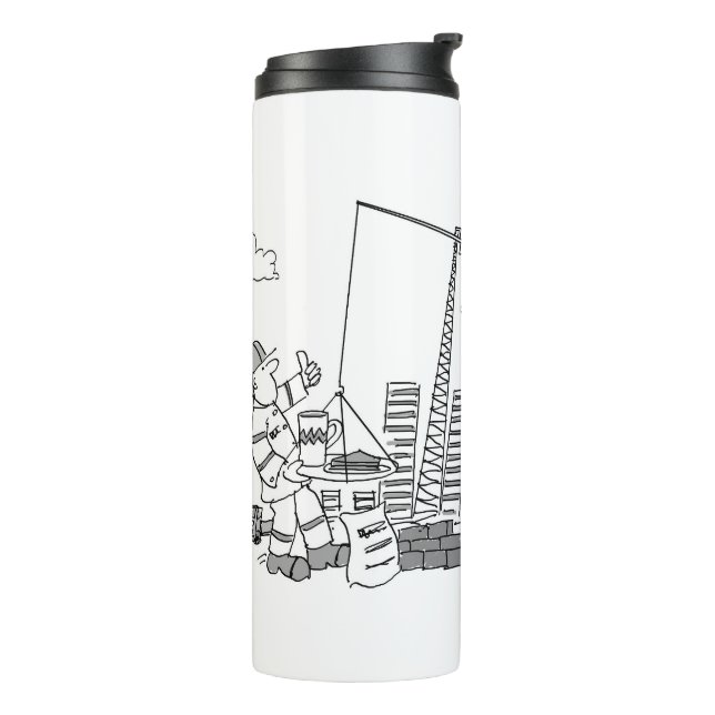 Garrafa Térmica Operador de guindaste de superfície do local de co (Giro à esquerda)