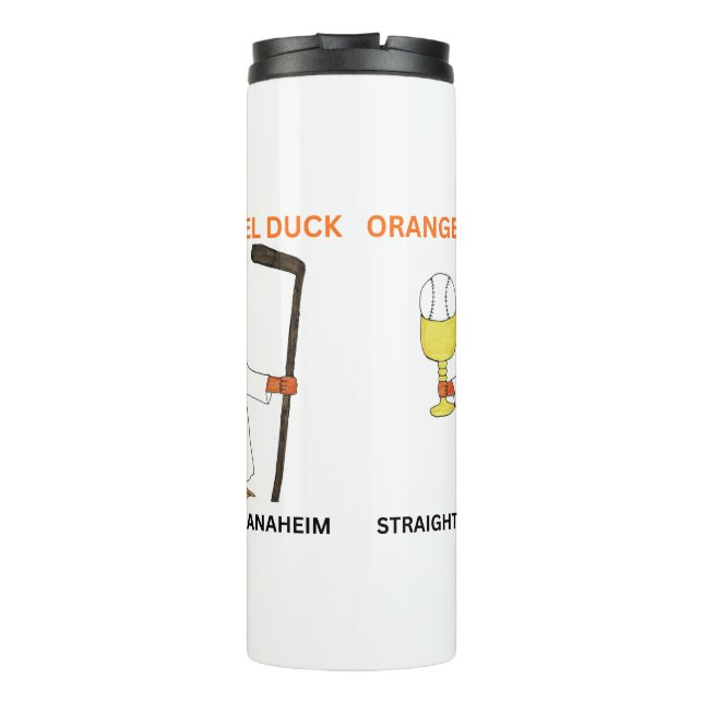 Garrafa Térmica Orange Angel Duck 24oz water bottle (Verso)