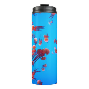 GARRAFA TÉRMICA ORANGE JELLY FISH